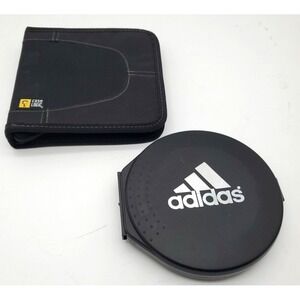 Case Logic Soft CD Holder Adidas Hard Case Compact Disc Holding Case Lot of‎ 2